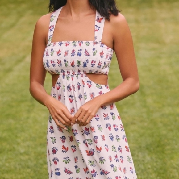 Anthropologie Floral cutout dress - Picture 2 of 4